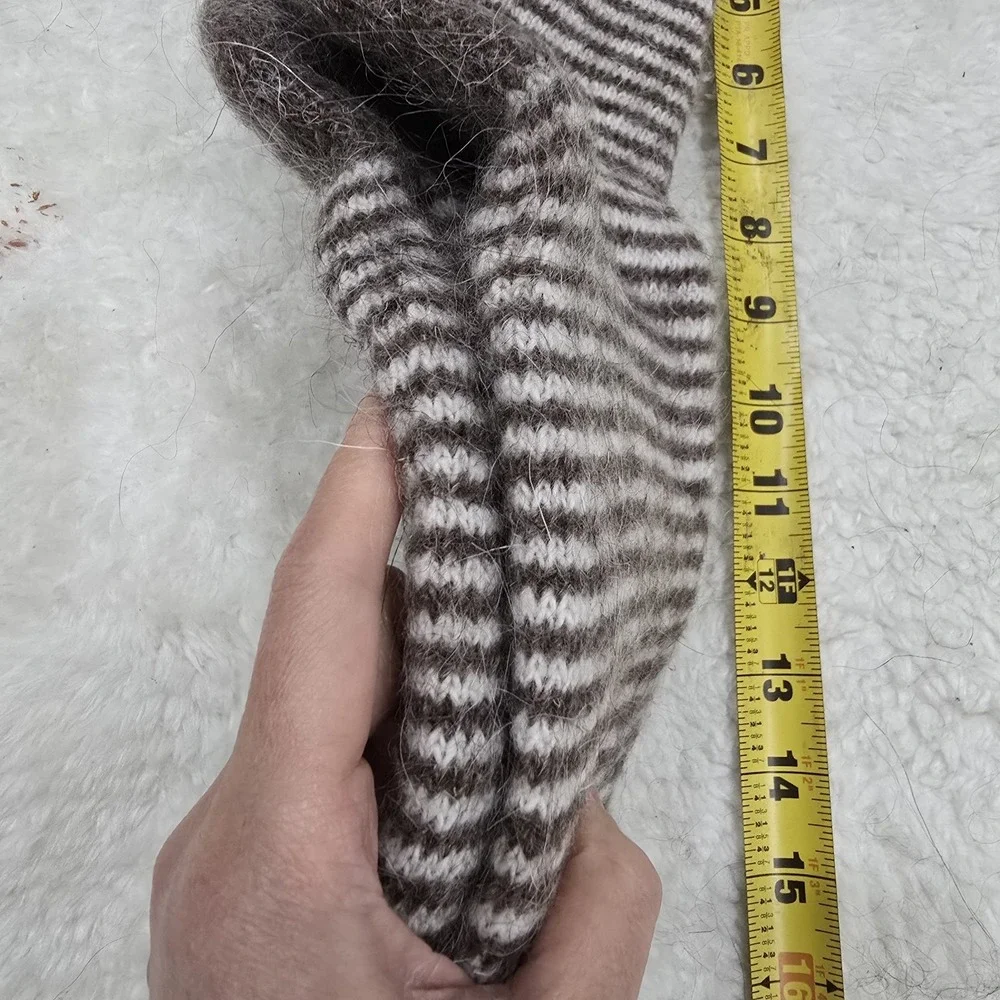 Handmade Goat Down Socks, 100% OrganicWarm Winter Wool Socks, Hand‎ Knitted